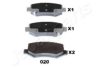 JAPANPARTS PP-020AF Brake Pad Set, disc brake